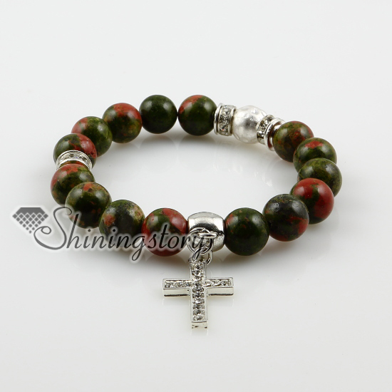 charm cross jade  agate amethyst cross rose jade   quartz semi precious stone turquoise